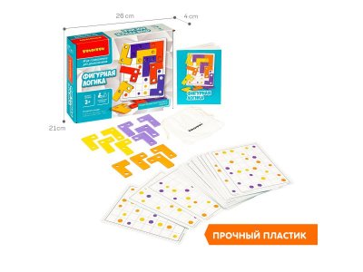 Игра логическая Bondibon для дошкольников Фигурная логика 1-00371497_10