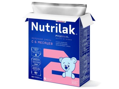 Смесь Nutrilak Premium 2 молочная с 6+ мес. 300 г 1-00371802_3
