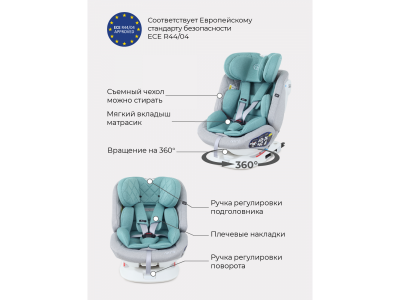 Автокресло Rant Nitro isofix 0-36 кг, группа 0+/1/2/3 1-00371097_17