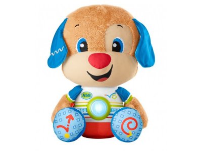 Игрушка плюшевая Fisher-Price Смейся и учись Большой щенок 1-00371951_1