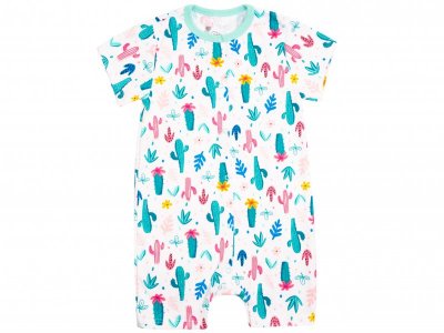 Комплект Palloncino Кактусы Lama боди-песочник и шапка 1-00369856_2