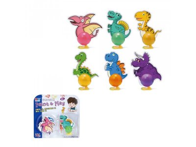 Игрушка заводная Junfa Toys Сделай сам Динозавр 1-00372381_1