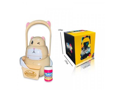 Игрушка пускающая мыльные пузыри Junfa Toys Хомяк со светом 100372407