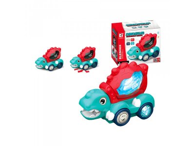 Игрушка Junfa Toys Динозавр на колесах, свет/звук 1-00372414_1