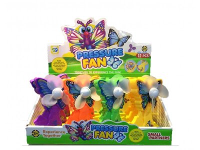 Вентилятор Junfa Toys Бабочка в ассорт. 100372520