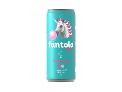 Лимонад Fantola Bubble Gum газированный, 0,33 л 1-00372568_1