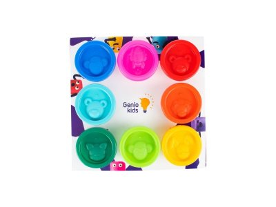 Тесто-пластилин Genio Kids 8 цветов 1-00176344_2