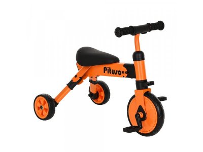 Велосипед трехколесный Pituso 2 в 1 Букашка складной 1-00372948_1