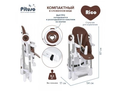 Стул для кормления Pituso Rico 1-00373149_4