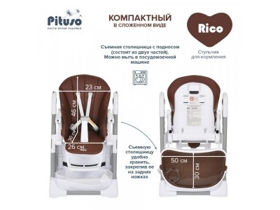 Стул для кормления Pituso Rico 1-00373149_5