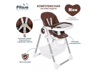 Стул для кормления Pituso Rico 1-00373149_6