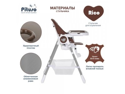 Стул для кормления Pituso Rico 1-00373149_8