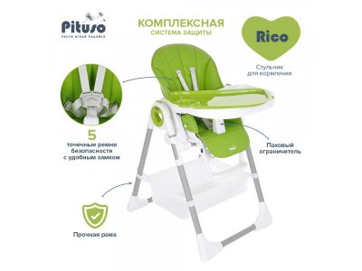 Стул для кормления Pituso Rico 1-00373150_14