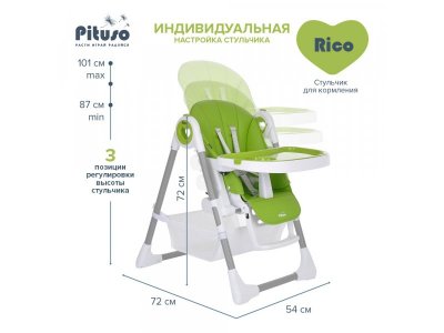 Стул для кормления Pituso Rico 1-00373150_16