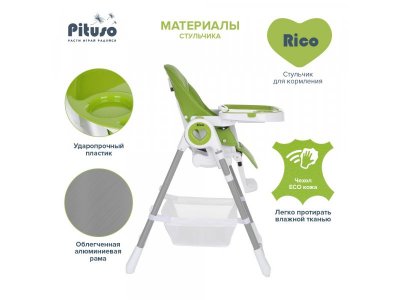 Стул для кормления Pituso Rico 1-00373150_17