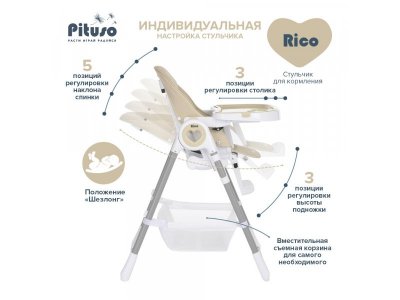 Стул для кормления Pituso Rico 1-00373151_15