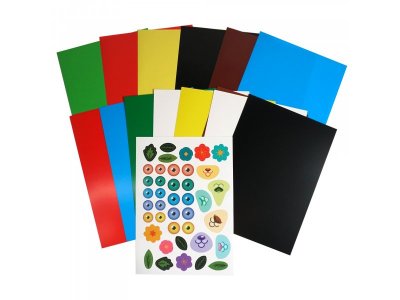 Картон и бумага цветные Paper Art Kids Лесной праздник (лист с наклейками; 8 л.картона; 6 л.бумаги) 1-00373415_2