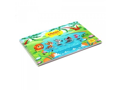 Альбом для рисования Paper Art Kids Каникулы в джунглях 20 листов и лист с трафаретами 1-00373430_5
