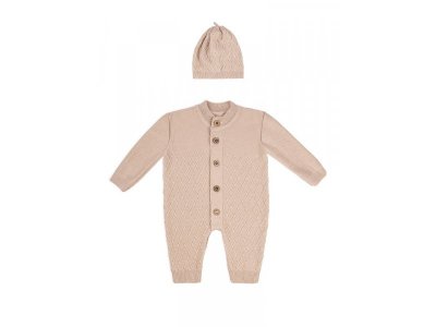 Комбинезон вязаный c шапочкой AmaroBaby Pure Love Elegant 1-00373705_2