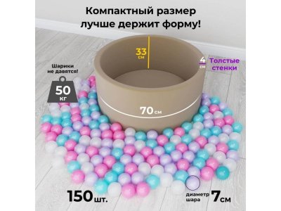 Бассейн сухой Romana Easy ДМФ-МК-02.53.03 1-00375263_2