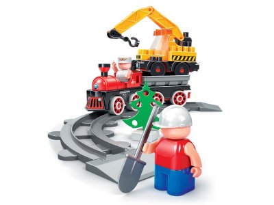 Конструктор Bauer Железная дорога. Строительство ЖД с Блокменом 1-00379270_2