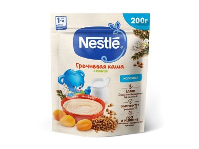 Каша Nestle Молочная гречневая с курагой 200 г 1-00379813_1