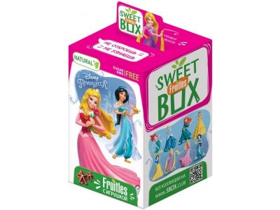 Пастилки фруктовые Sweet Box Disney Принцессы с игрушкой, 5 г 1-00379814_1
