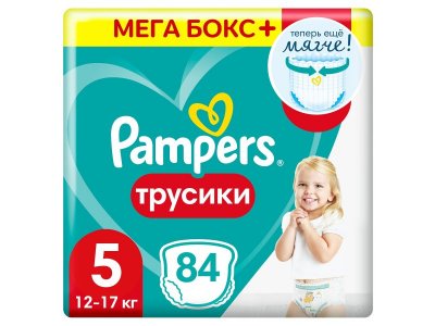 Подгузники-трусики Pampers Pants 5 12-17 кг 84 шт. Мега Упаковка 1-00380345_1