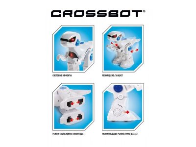 Робот Crossbot интерактивный Динозавр Рекс, ИК-управление, аккум., русская озвучка 1-00381305_3