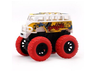 Игрушка Funky Toys Автобус инерционный die-cast на полном приводе, 14,5 см 1-00381391_1