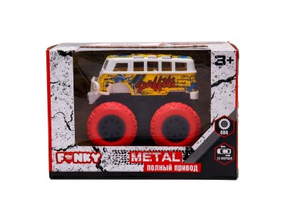 Игрушка Funky Toys Автобус инерционный die-cast на полном приводе, 14,5 см 1-00381391_2