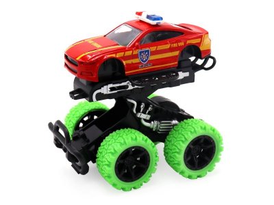 Игрушка Funky Toys Пожарная машинка инерционная die-cast и краш-эффектом, 15,5 см 1-00381394_1
