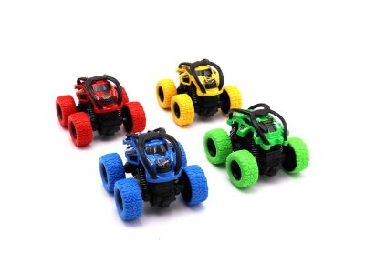 Игрушка Funky Toys Машинка Перевертыш инерционная, 4х4, рессоры,  9 см 1-00381408_1