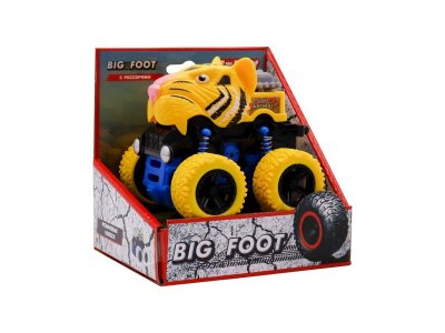 Игрушка Funky Toys Машинка Звери инерционная 4x4, рессоры, 9,5 см 1-00381409_3