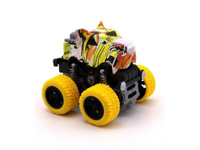 Игрушка Funky Toys Машинка Звери инерционная 4x4, рессоры, 9,5 см 1-00381409_6