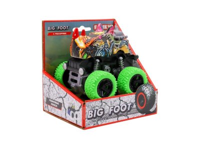 Игрушка Funky Toys Машинка Звери инерционная 4x4, рессоры, 9,5 см 1-00381409_8