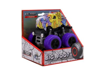Игрушка Funky Toys Машинка Звери инерционная 4x4, рессоры, 9,5 см 1-00381409_11