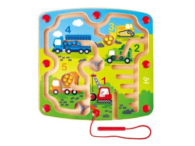 Игрушка из дерева Hape Транспорт магнитный лабиринт с шариком 1-00380438_1