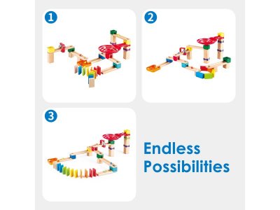Игровой набор Наре Съезд шариков с домино 1-00380442_2