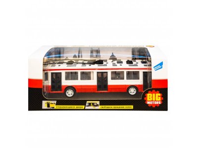 Игрушка Big Motors Городской транспорт Троллейбус 1-00381283_2