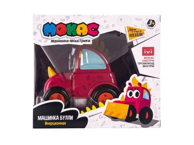 Игрушка Мокас Машинка инерционная Push'n'Go Булли 1-00382177_2