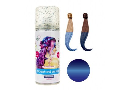 Спрей-краска для волос в аэрозоли Lukky для временного окрашивания с блестками, 120 мл 1-00382400_1