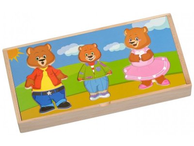 Игрушка из дерева МДИ, Три медведя 1-00105595_3