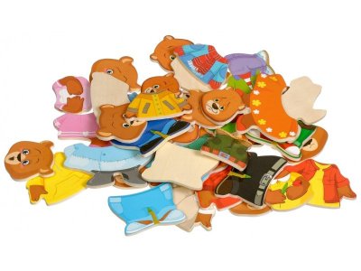 Игрушка из дерева МДИ, Три медведя 1-00105595_6