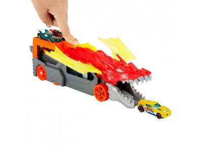 Грузовик Hot Wheels Разъяренный Дракон с хранилищем для машинок 1-00383227_8