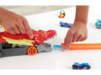 Грузовик Hot Wheels Разъяренный Дракон с хранилищем для машинок 1-00383227_9