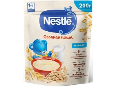 Каша Nestle молочная овсяная с бифидобактериями BL 200 г 1-00383730_1