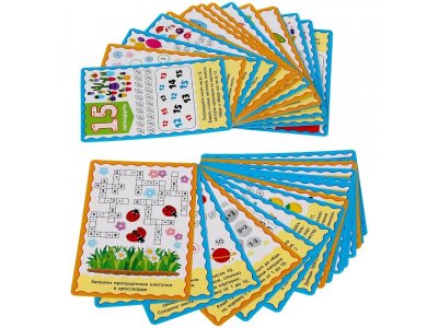 Карточки развивающие Умные игры Сложение и вычитание О.Б.Колесникова, 32 штуки 1-00355553_5