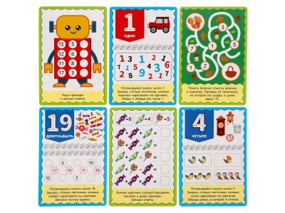 Карточки развивающие Умные игры Сложение и вычитание О.Б.Колесникова, 32 штуки 1-00355553_6