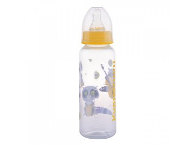 Бутылочка Курносики с крышкой и силиконовой соской молочной, 250 мл 1-00210180_3